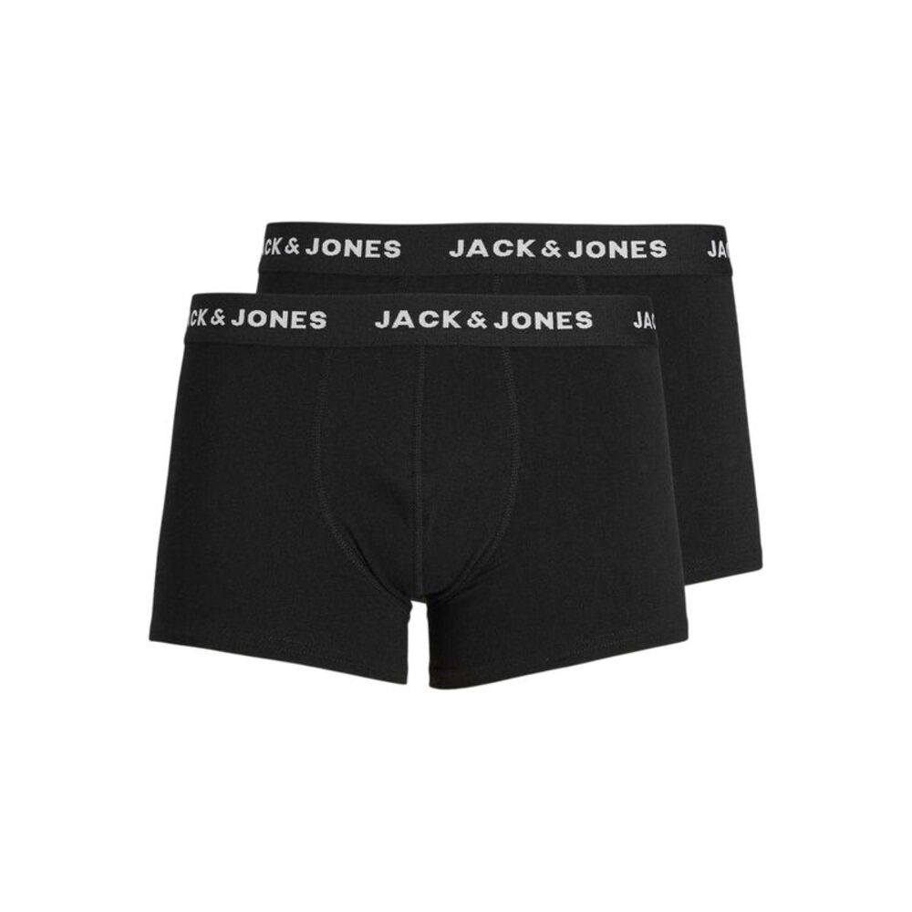 Jack And Jones Boys Jon Jersey Boxer Briefs (Pack of 2) / Black